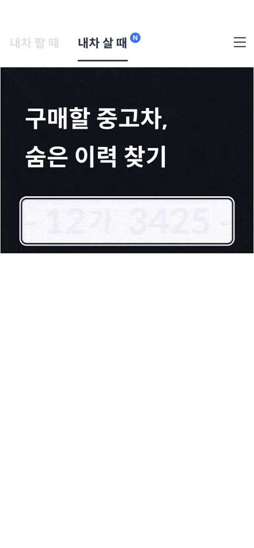 헤이딜러 앱 화면 예시