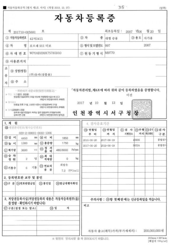 중고차 판매, 중고차 매매, 차량등록증, 내차팔기, 헤이딜러