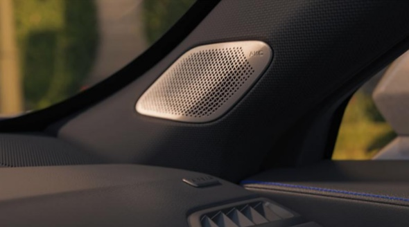 프리미엄 SUV, 캐딜락 SUV, 캐딜락 XT4 페이스리프트 실내 스피커 오디오 
