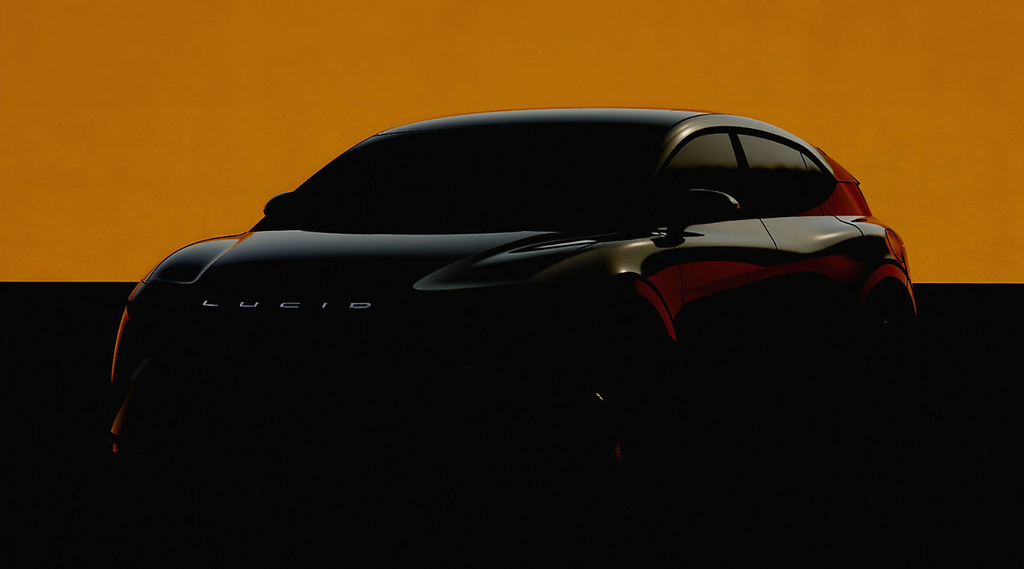 전기차 SUV 루시드 어스 티져 모습