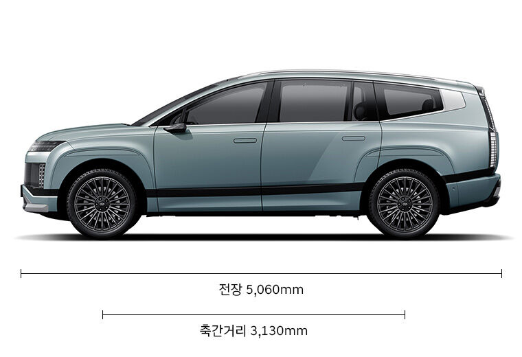 아이오닉9 EV9 비교, 아이오닉9 크기 전장 길이