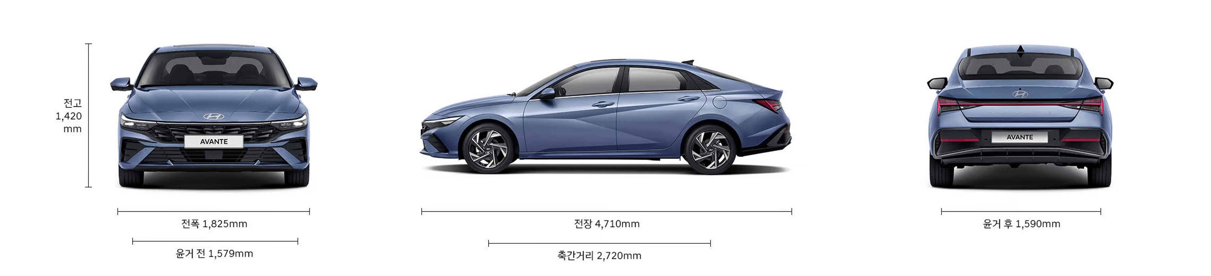 아반떼 비교, 아반떼 HD 실내, 아반떼 CN7 크기, 아반떼 CN7 실내, 아반떼 세대