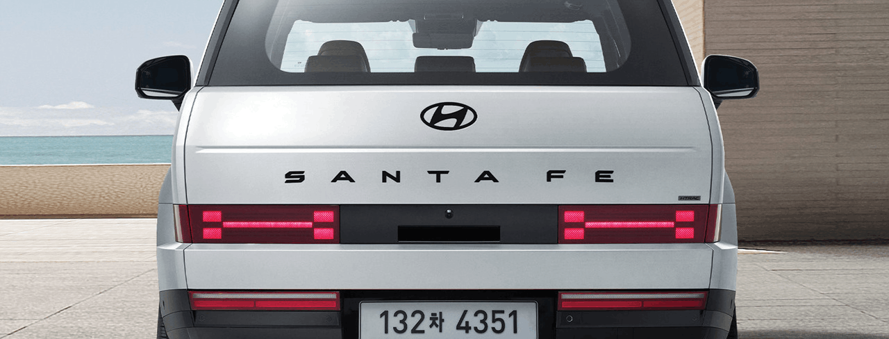 싼타페 실내, 싼타페 디자인, 싼타페 크기, 싼타페 색상, 싼타페 트렁크