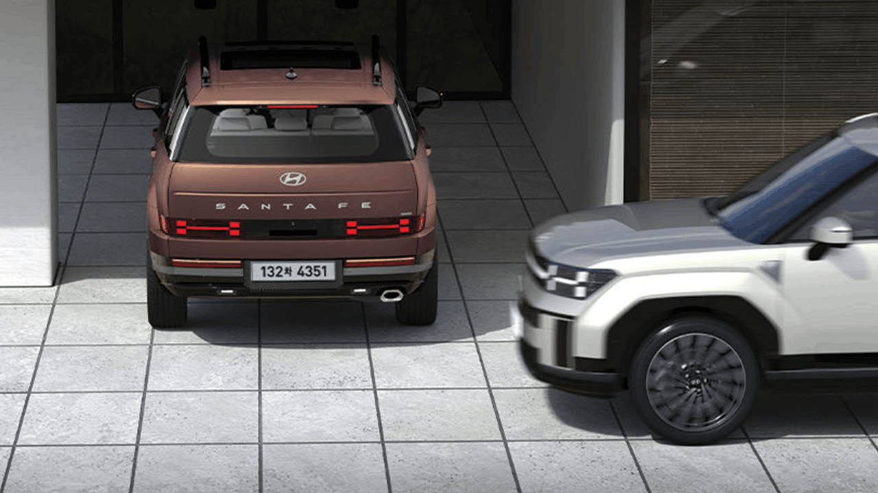 싼타페 실내, 싼타페 디자인, 싼타페 크기, 싼타페 색상, 싼타페 트렁크