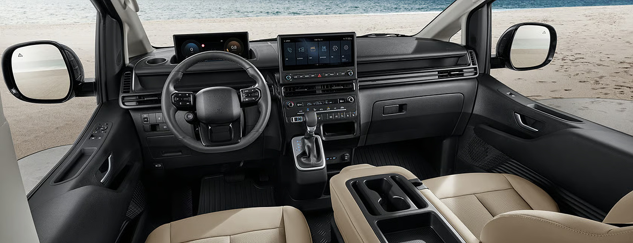 스타리아 실내, 스타리아 내부, 스타리아 크기, 스타리아 트렁크, 스타리아 색상